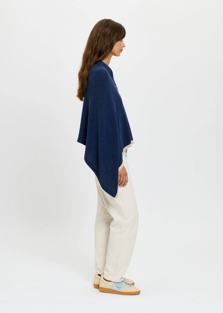 Secondary product image for "Kari Poncho Navy Sand"