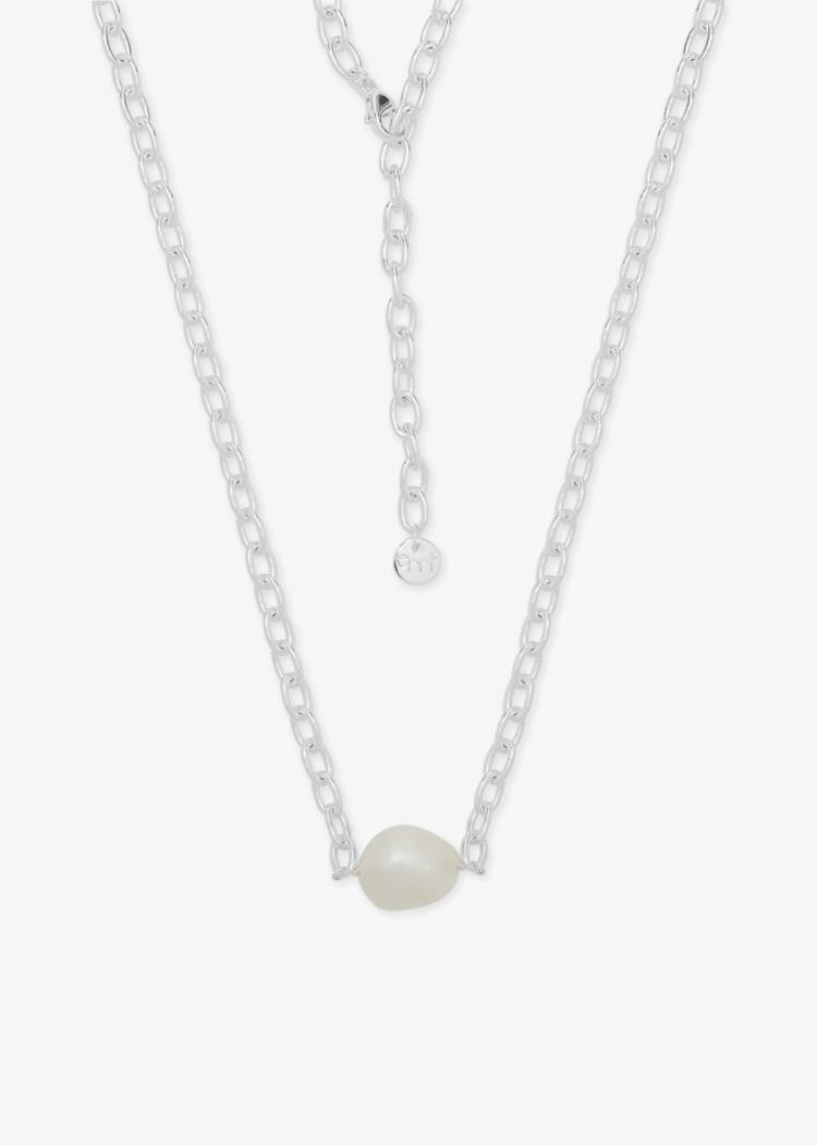 Secondary product image for "Halsband Kedja Pärla Silver"