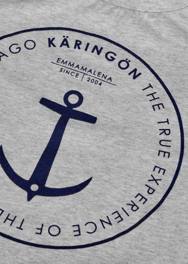 Secondary product image for "T-shirt Käringön Greymelange Barn"