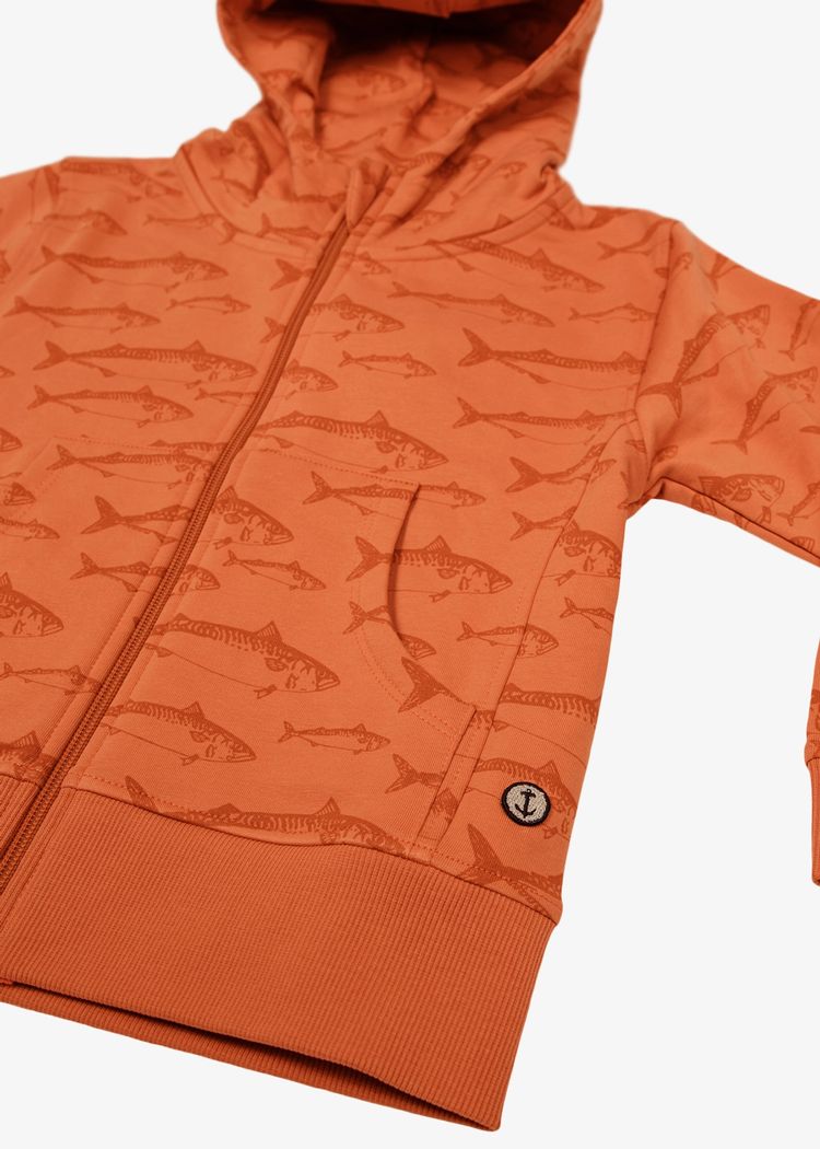 Secondary product image for "Hood Tröja Barn Makrill Rost"