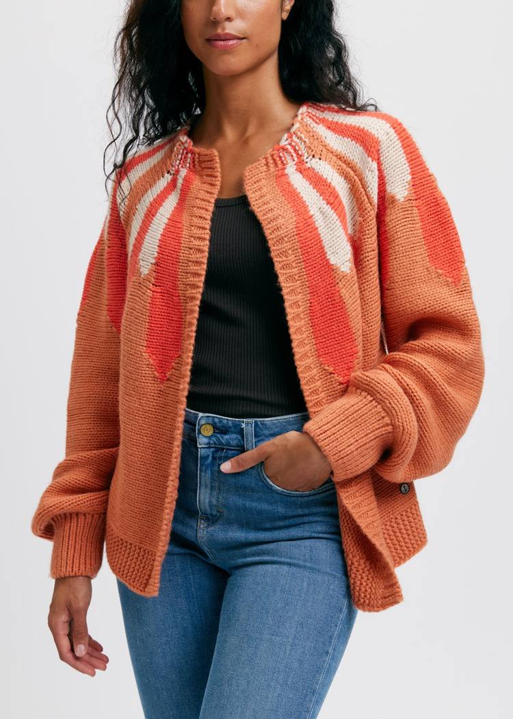 Secondary product image for "Bohus Cardigan Peach"