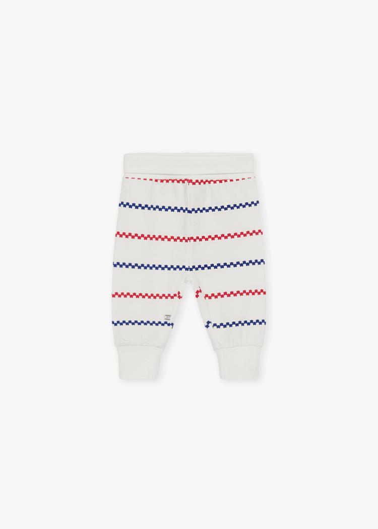 Secondary product image for "Tights Baby Käringön Stripe Offwhite"