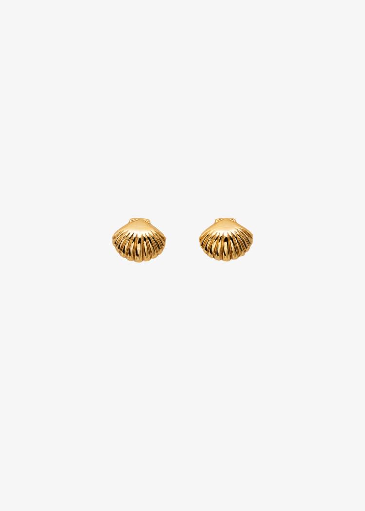 Secondary product image for "Earring Shell Gold"