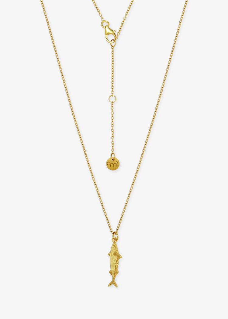Secondary product image for "Halsband Makrill Guld"
