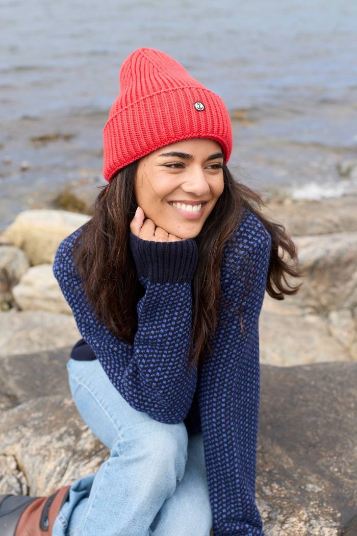 Secondary product image for "Fishermen Beanie Red Cotton"