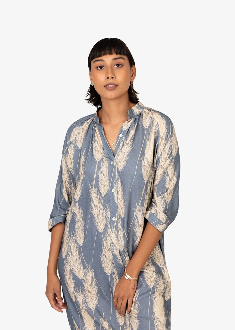 Secondary product image for "Marie Shirt Dress Reed"