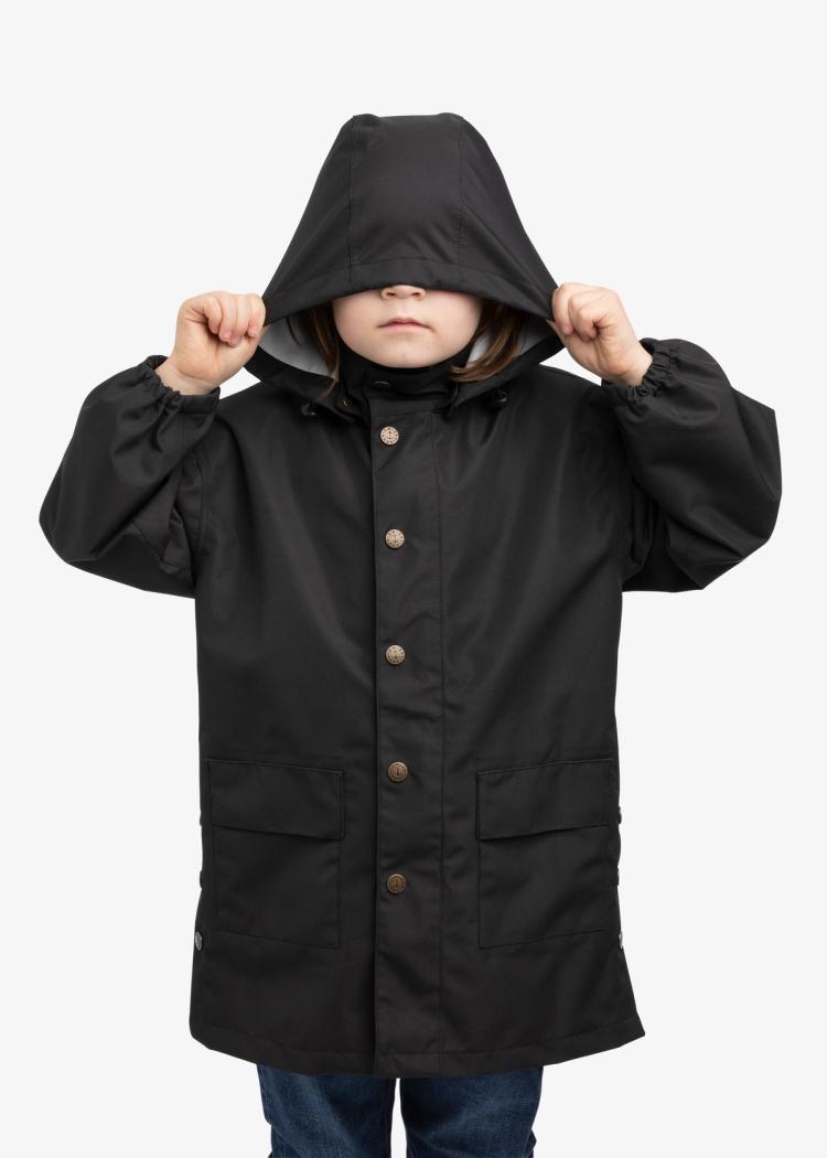 Secondary product image for "GBG Rain Poncho Black Kids"