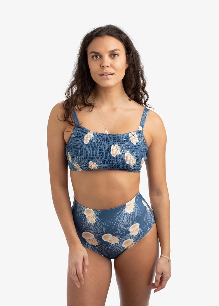 Secondary product image for "Ilse Waffle Bikini Top Jellyfish"