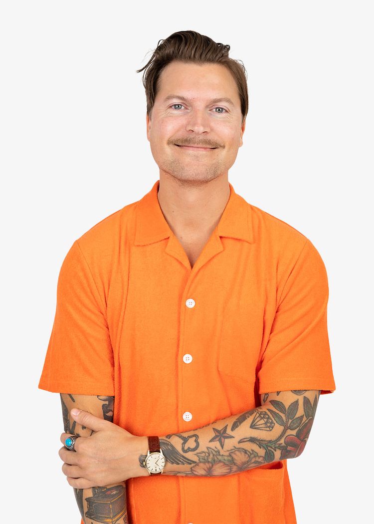 Secondary product image for "Frottéskjorta Orange"