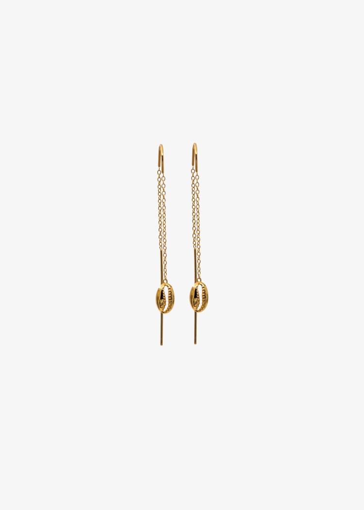 Secondary product image for "Örhänge Snäcka Strand Guld"