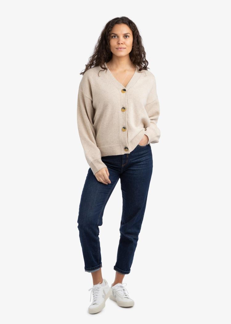 Secondary product image for "Signe Cardigan Swansdown"
