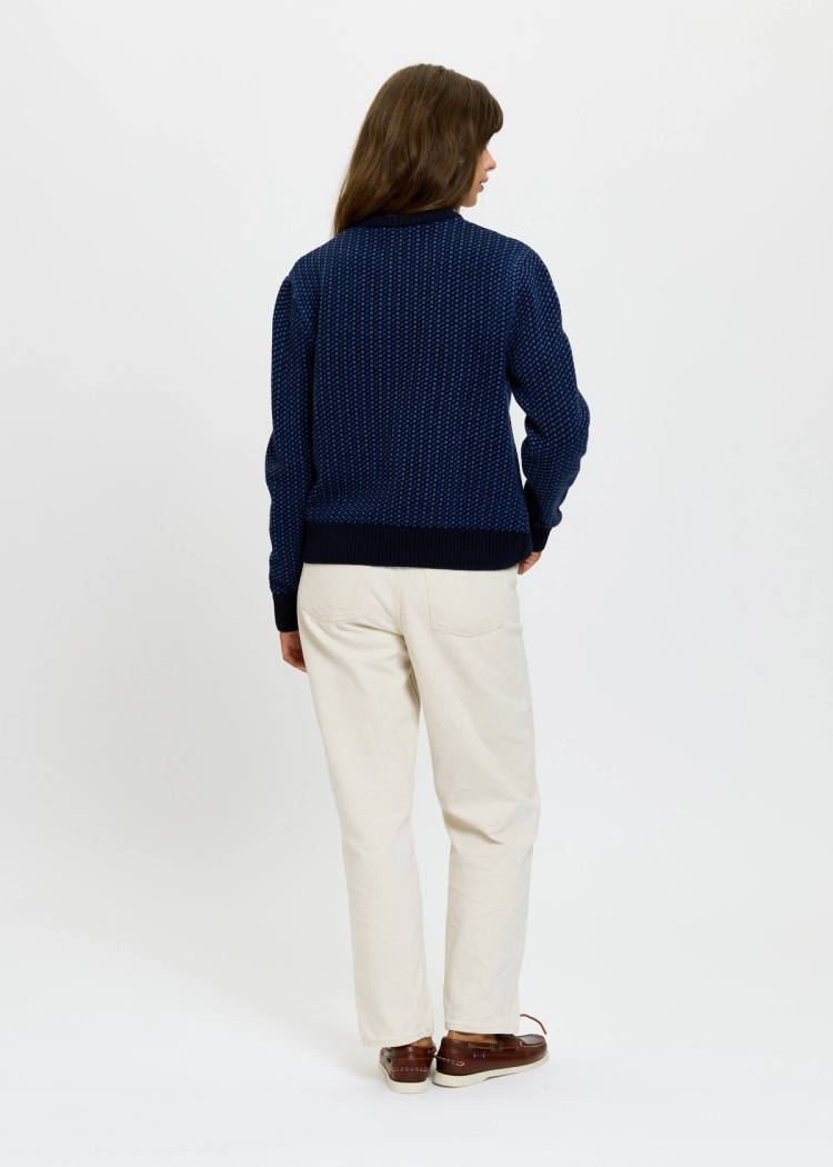 Secondary product image for "Olga Stickad Navy"