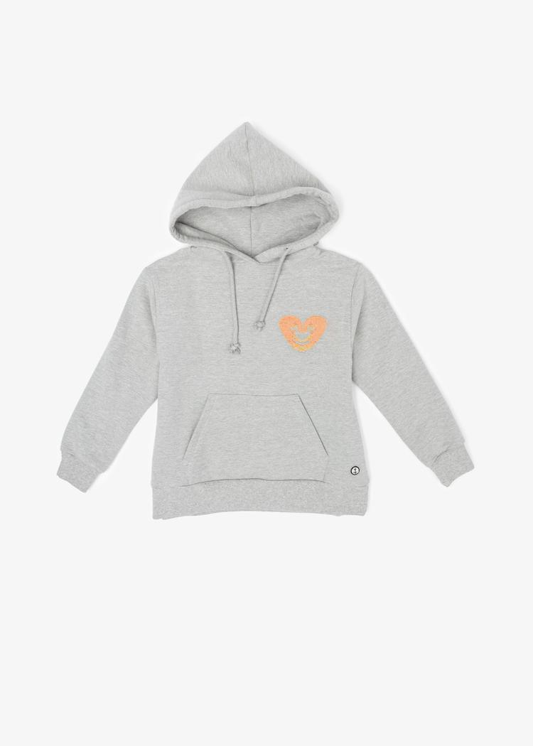 Secondary product image for "Joo Hood Kids Grey Melange"
