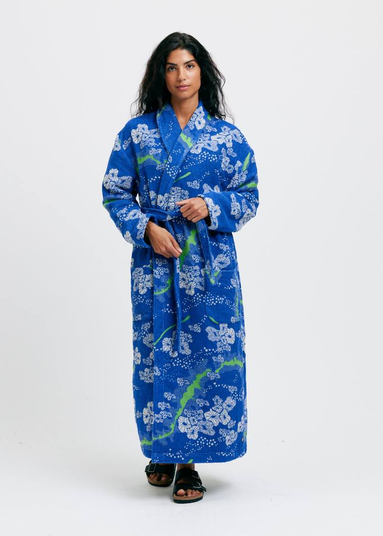 Secondary product image for "Bathrobe Sockertång Blue"