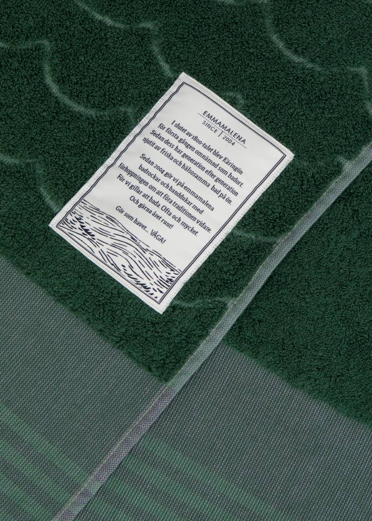 Secondary product image for "Strandhandduk Våg Grön"