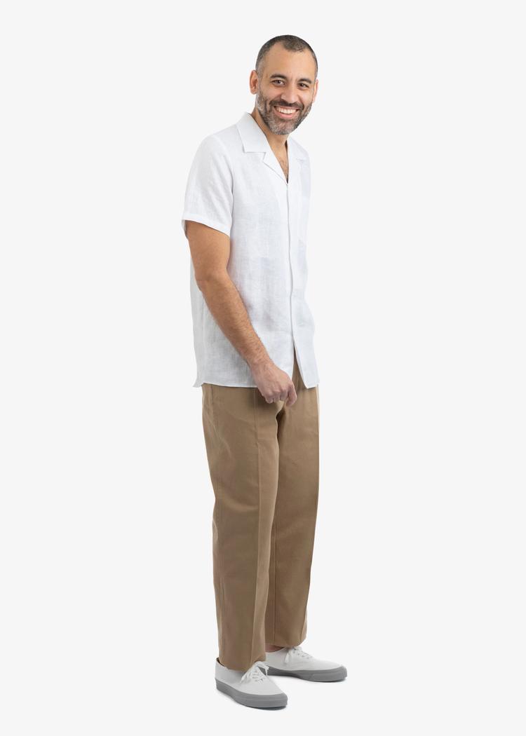 Secondary product image for "Jonte Linen Shirt Off-white"