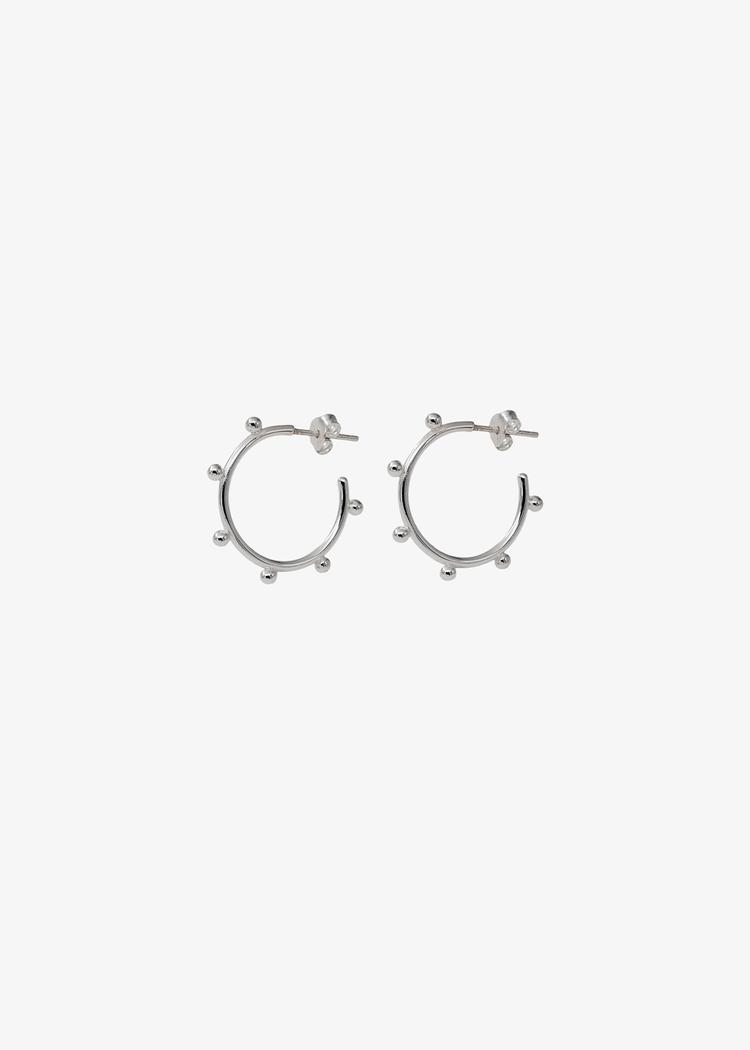 Secondary product image for "Örhänge Cirkel Ploppar Silver"