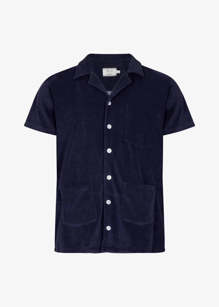 Secondary product image for "Frottéskjorta Marinblå"