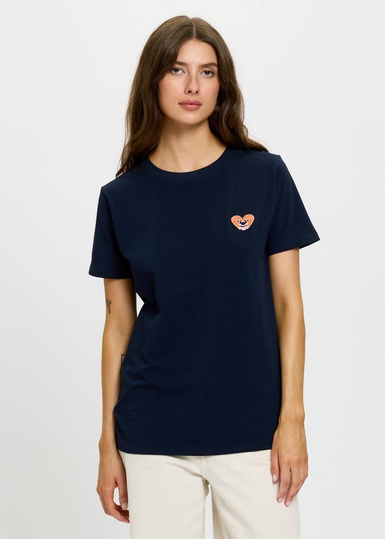 Secondary product image for "T-shirt Räkhjärta Navy"