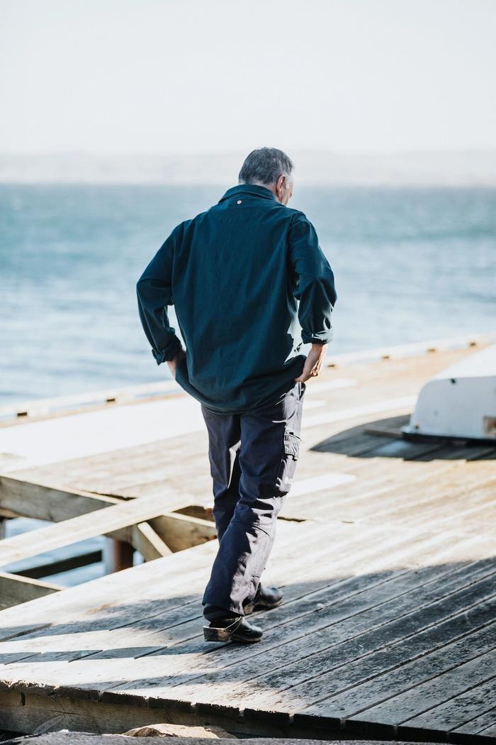 Secondary product image for "Fishermen's Shirt Navy"