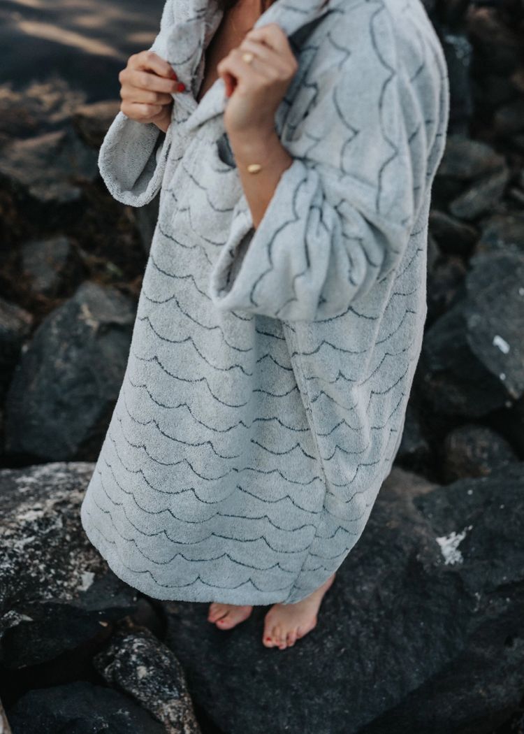 Secondary product image for "Frottéponcho Vågen"