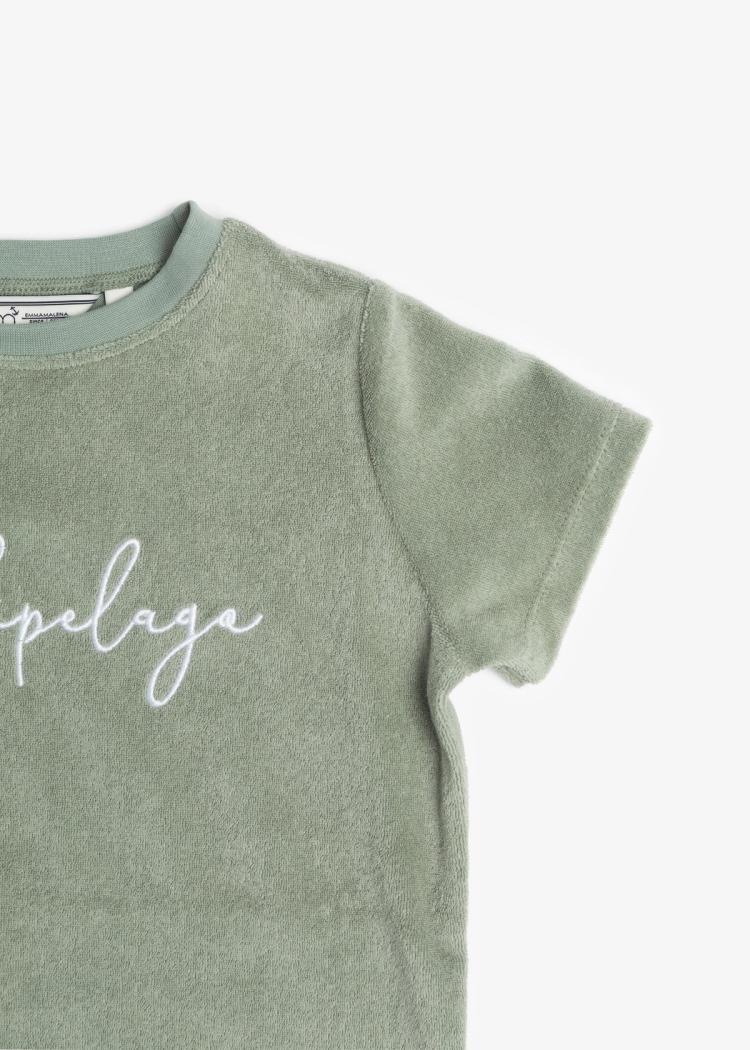 Secondary product image for "T-shirt Frotté Skärgård Grön"