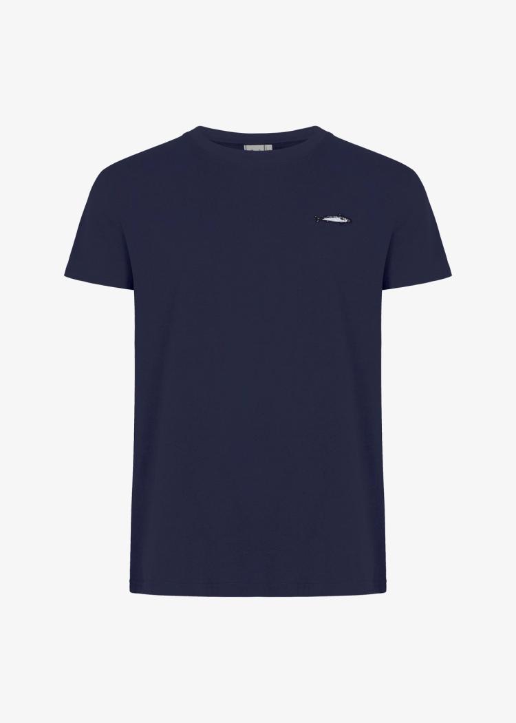 Secondary product image for "Lighthouse T-shirt Mackerel Navy Blue"