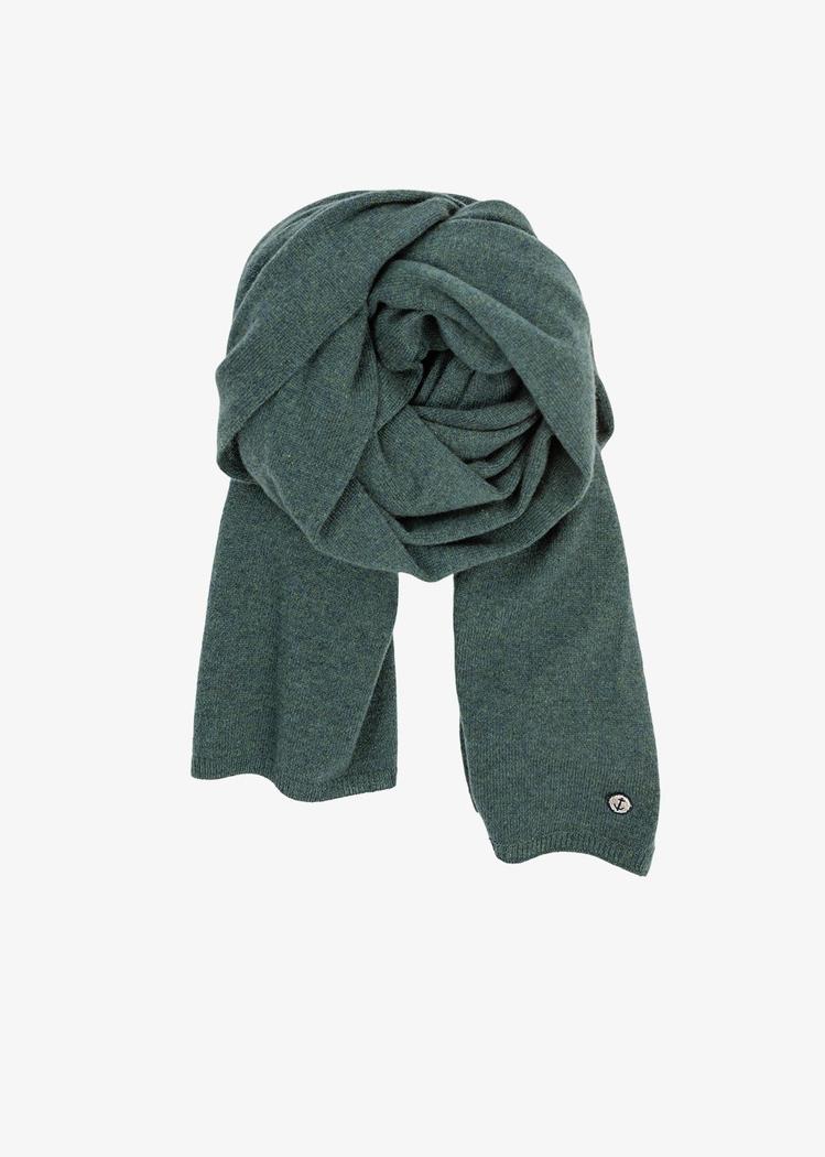 Secondary product image for "Stickad Halsduk Kashmir Grön"