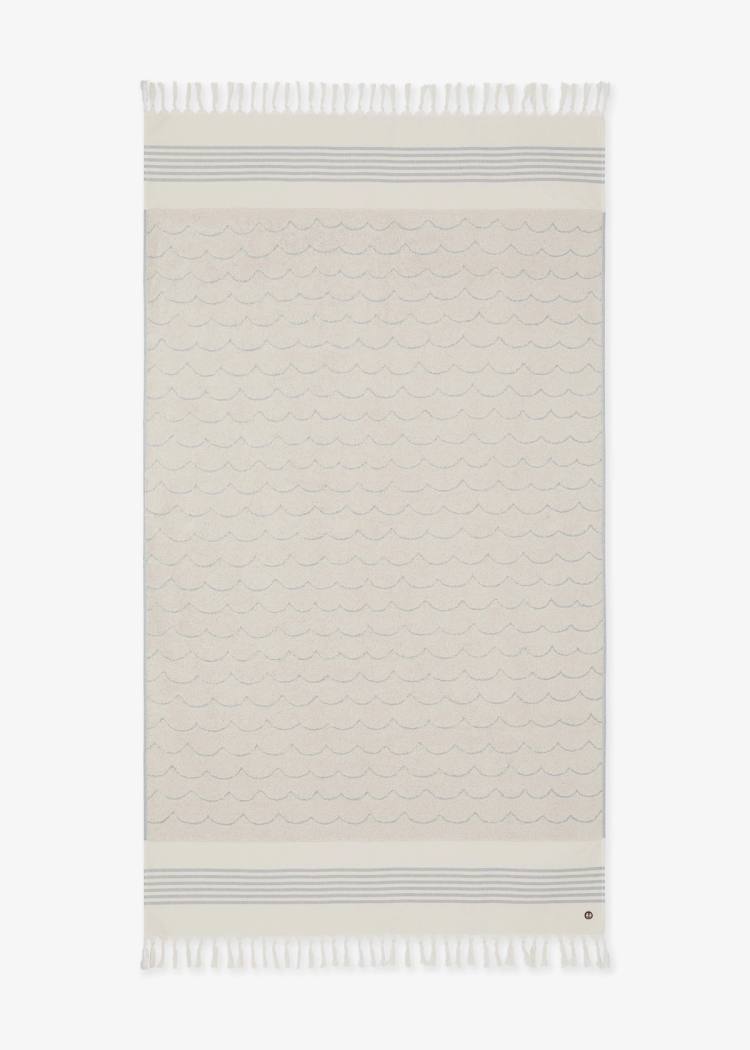 Secondary product image for "Beach Towel Wave Ecru"