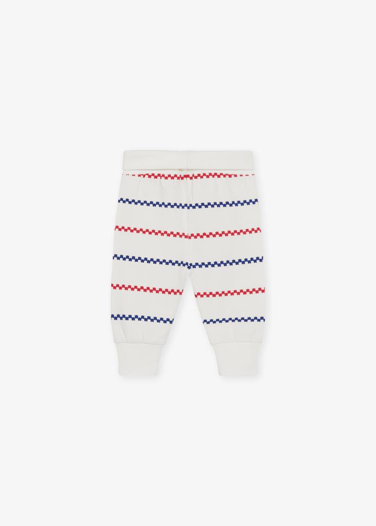 Secondary product image for "Tights Baby Käringön Stripe Offwhite"