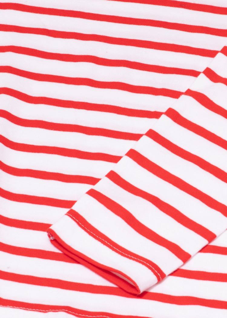 Secondary product image for "Marine Stripe White Red Child"