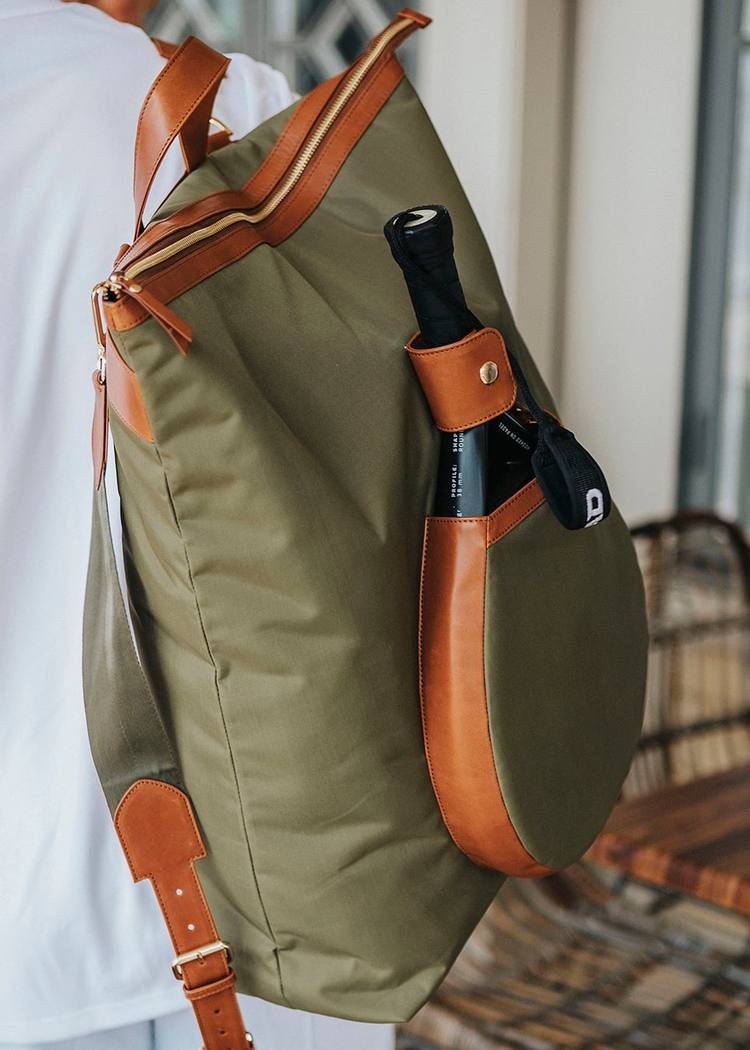 Secondary product image for "ESS T Padel Backpack Sage Green"