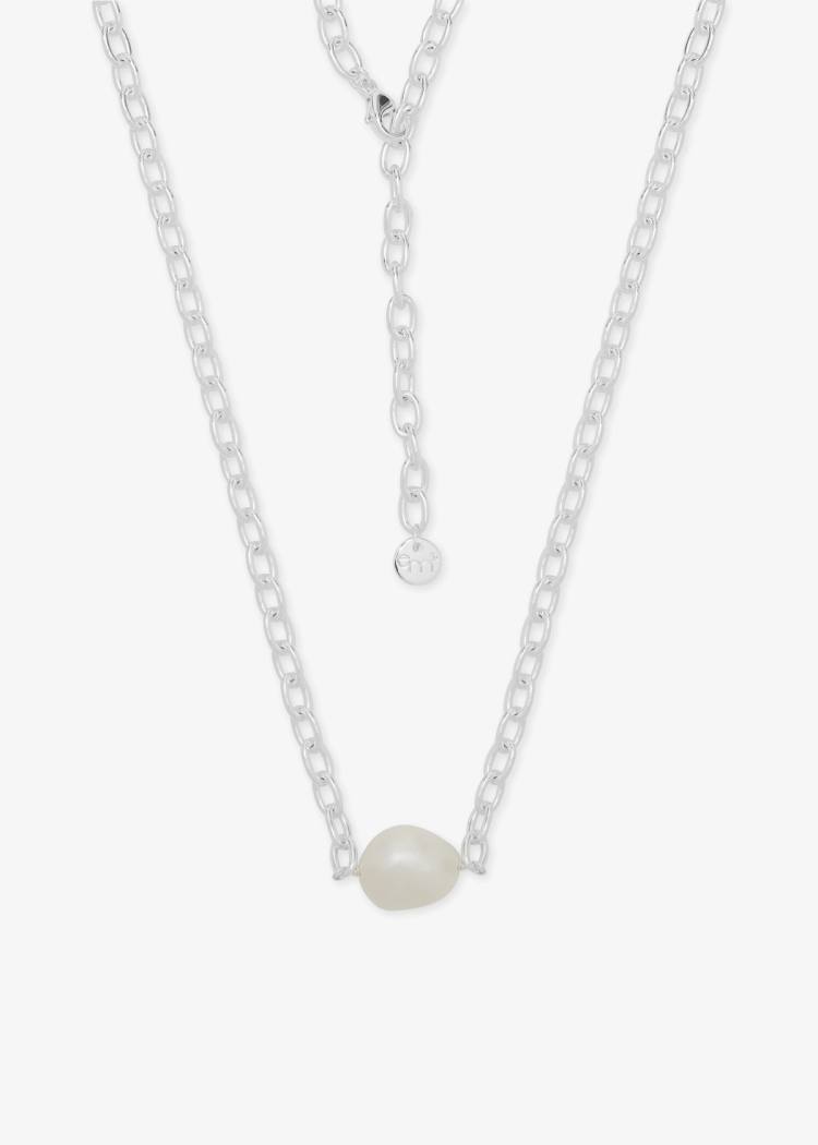 Secondary product image for "Halsband Kedja Pärla Silver"