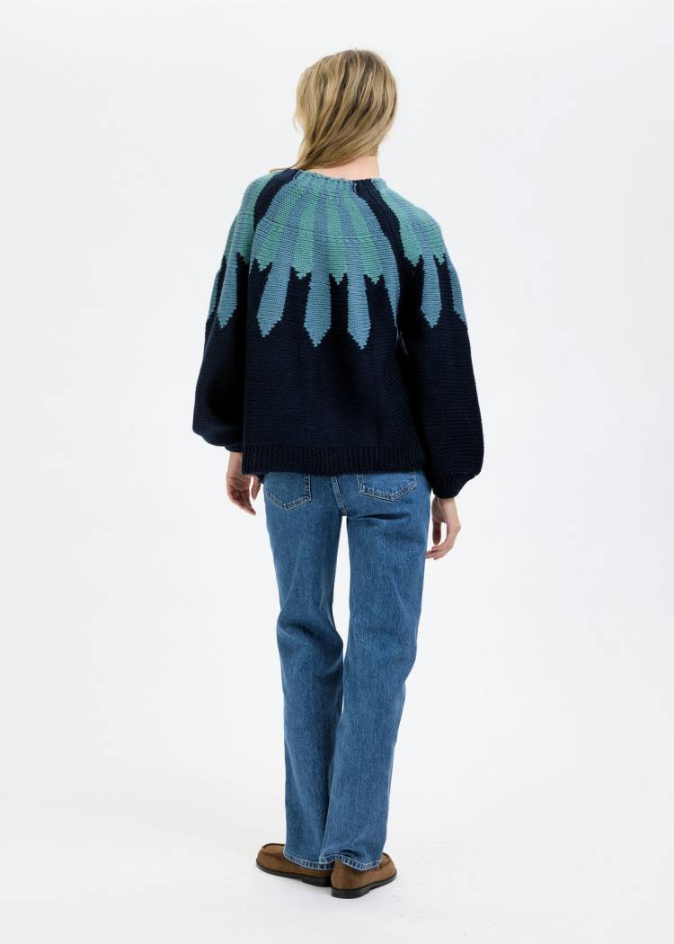 Secondary product image for "Bohus Cardigan Navy"