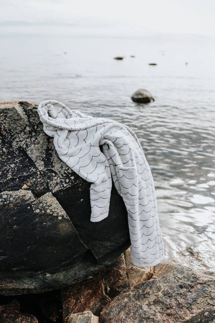 Secondary product image for "Bathrobe Wave Ecru Men"