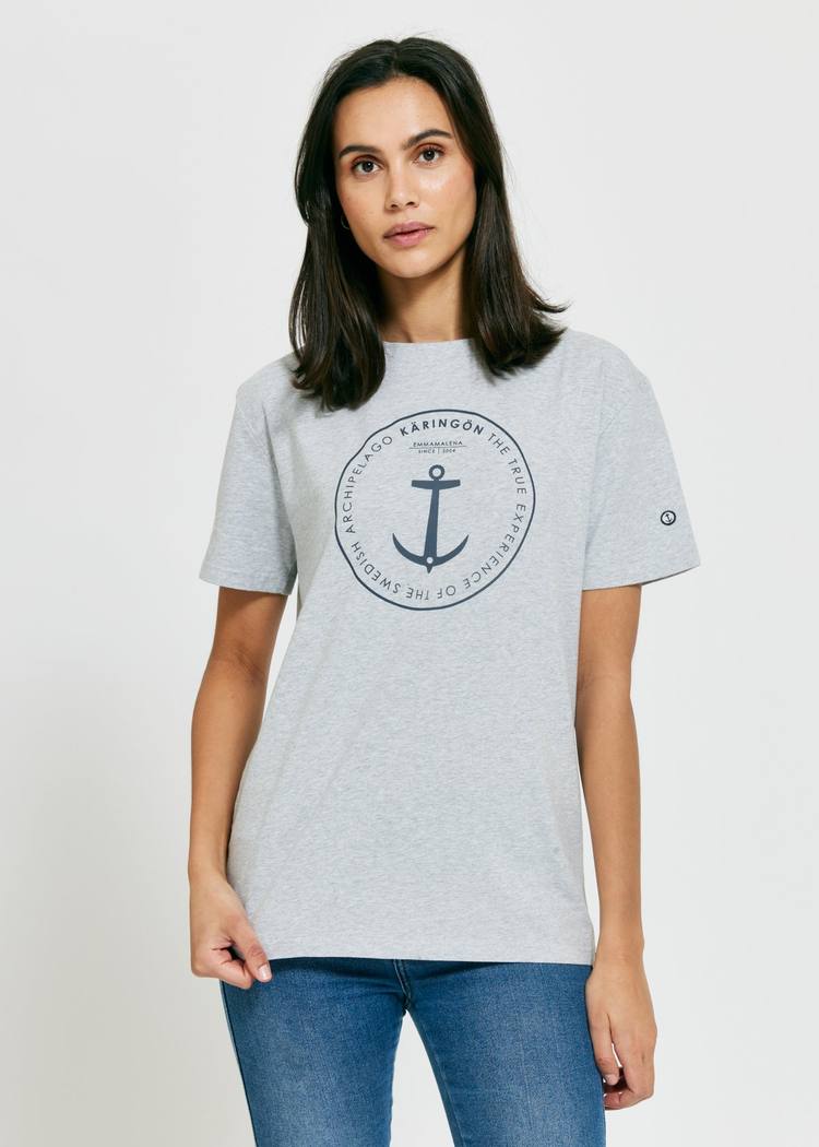 Secondary product image for "T-shirt Käringön Greymelange"