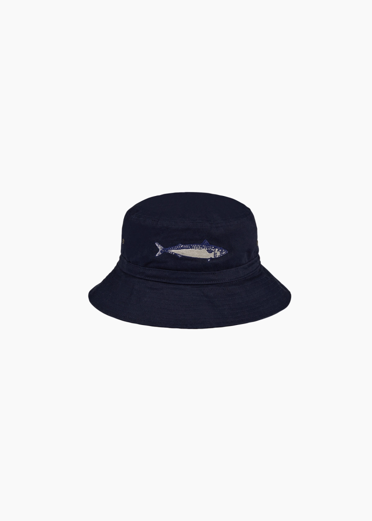 Secondary product image for "Buckethat Makrillen Marinblå Barn"