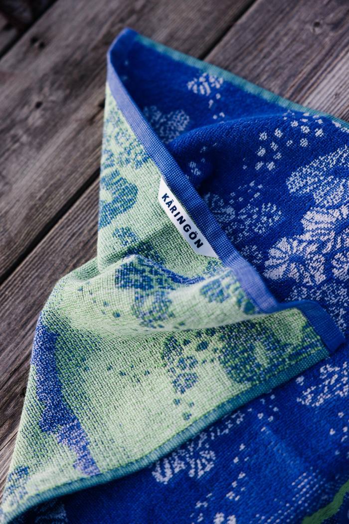 Secondary product image for "Gästhandduk Sockertång Blå"