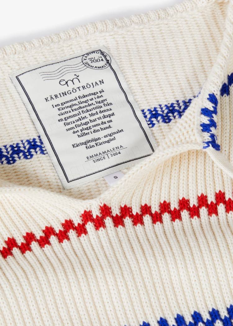 Secondary product image for "Käringötröja Stickad Offwhite Unisex"