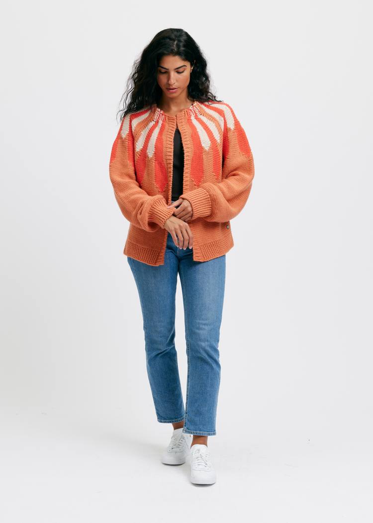 Secondary product image for "Bohus Cardigan Peach"