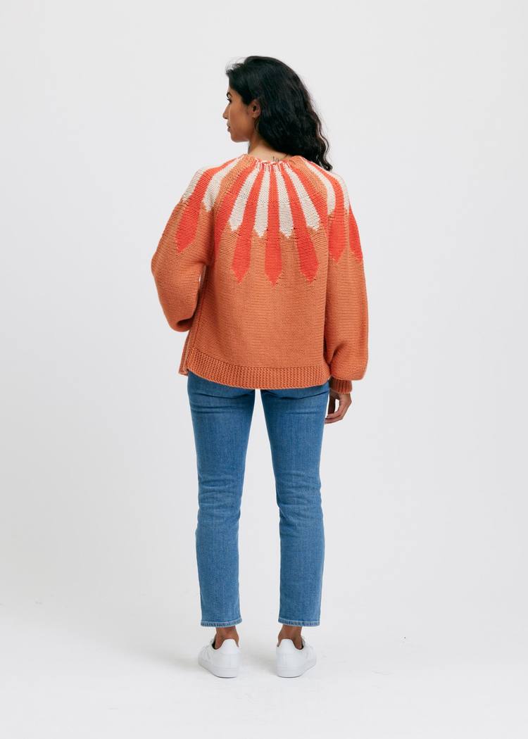 Secondary product image for "Bohus Cardigan Peach"