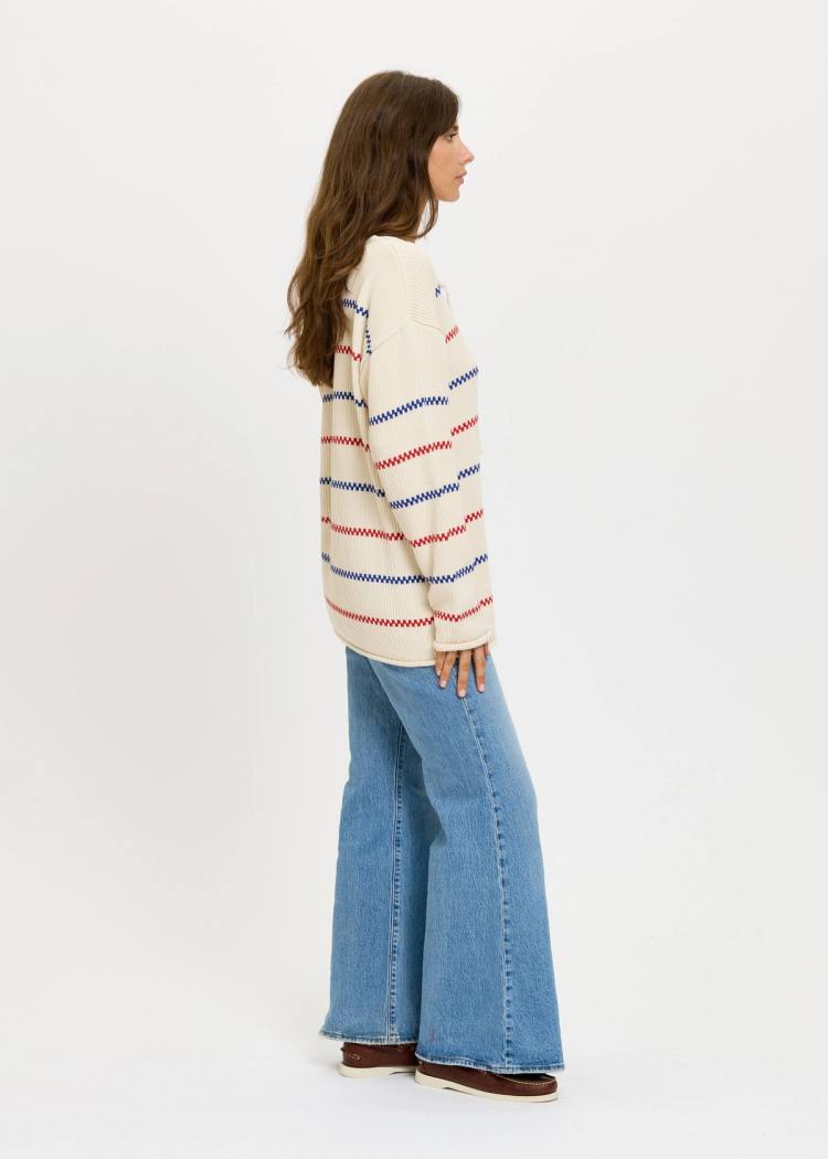 Secondary product image for "Käringötröja Stickad Offwhite Unisex"