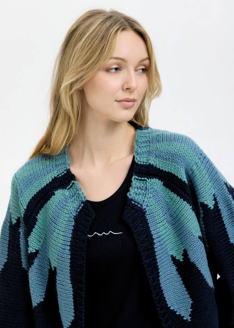 Secondary product image for "Bohus Cardigan Navy"