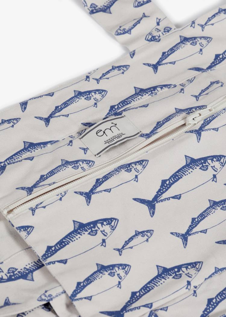 Secondary product image for "Tote Bag Makrill Vintage"