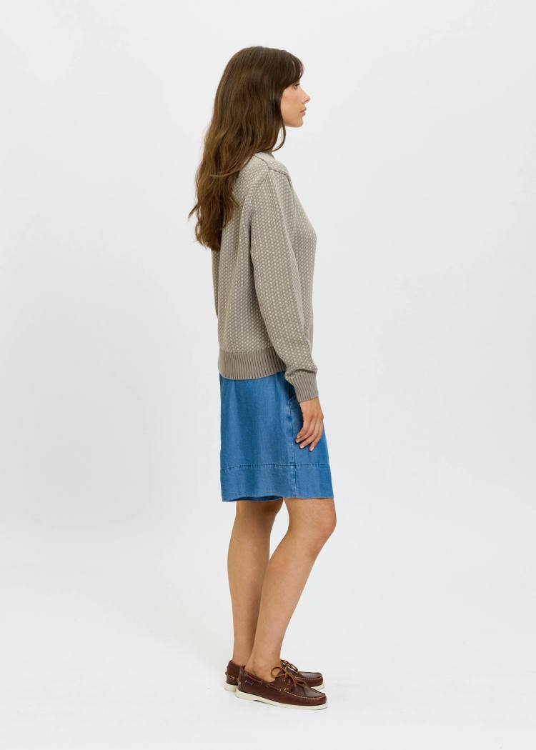 Secondary product image for "Olga Knit Sweater grey Cotton"