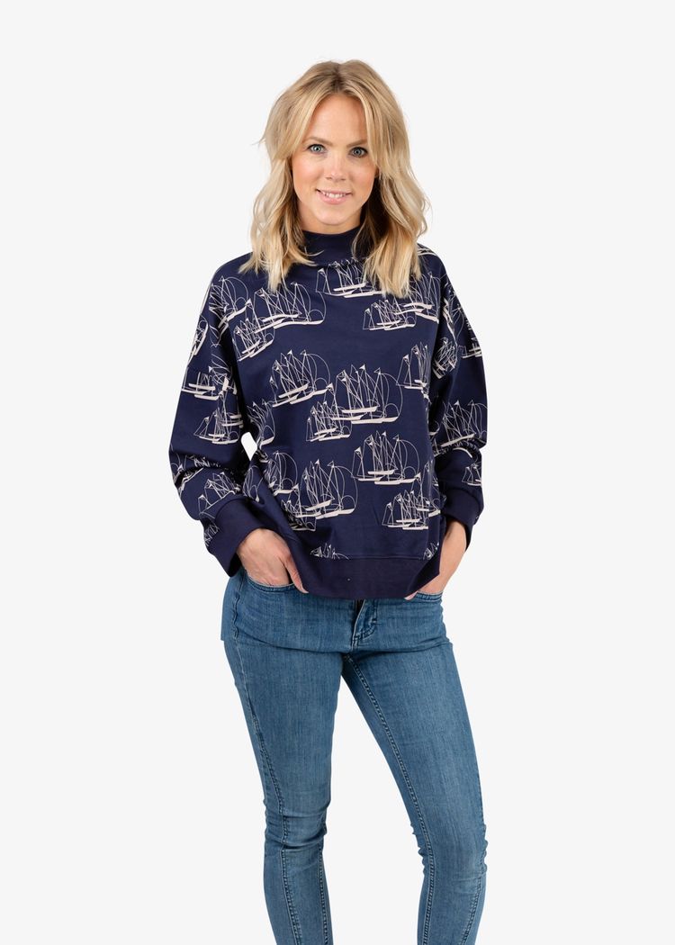 Secondary product image for "Wilma Sweater Linjespel"