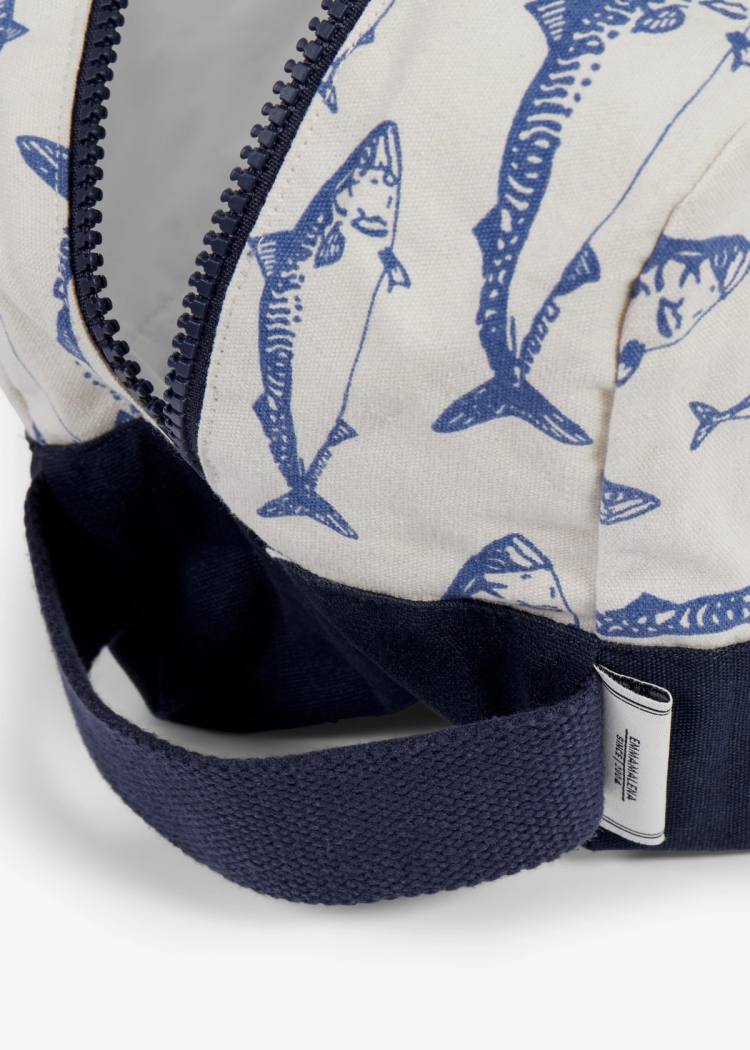 Secondary product image for "Toiletry bag Mackerel Vintage Large"