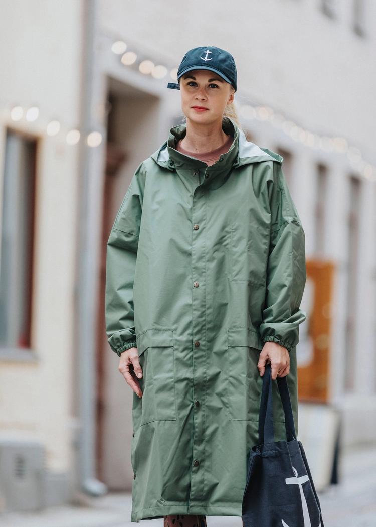 Secondary product image for "GBG Rain Poncho Khaki Green "