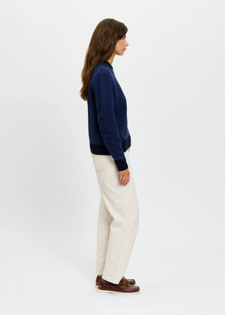 Secondary product image for "Olga Stickad Navy"