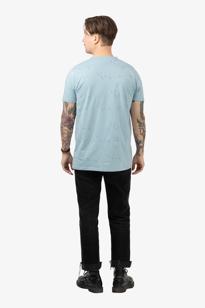 Secondary product image for "T-shirt Mini Snäcka Granitblå"